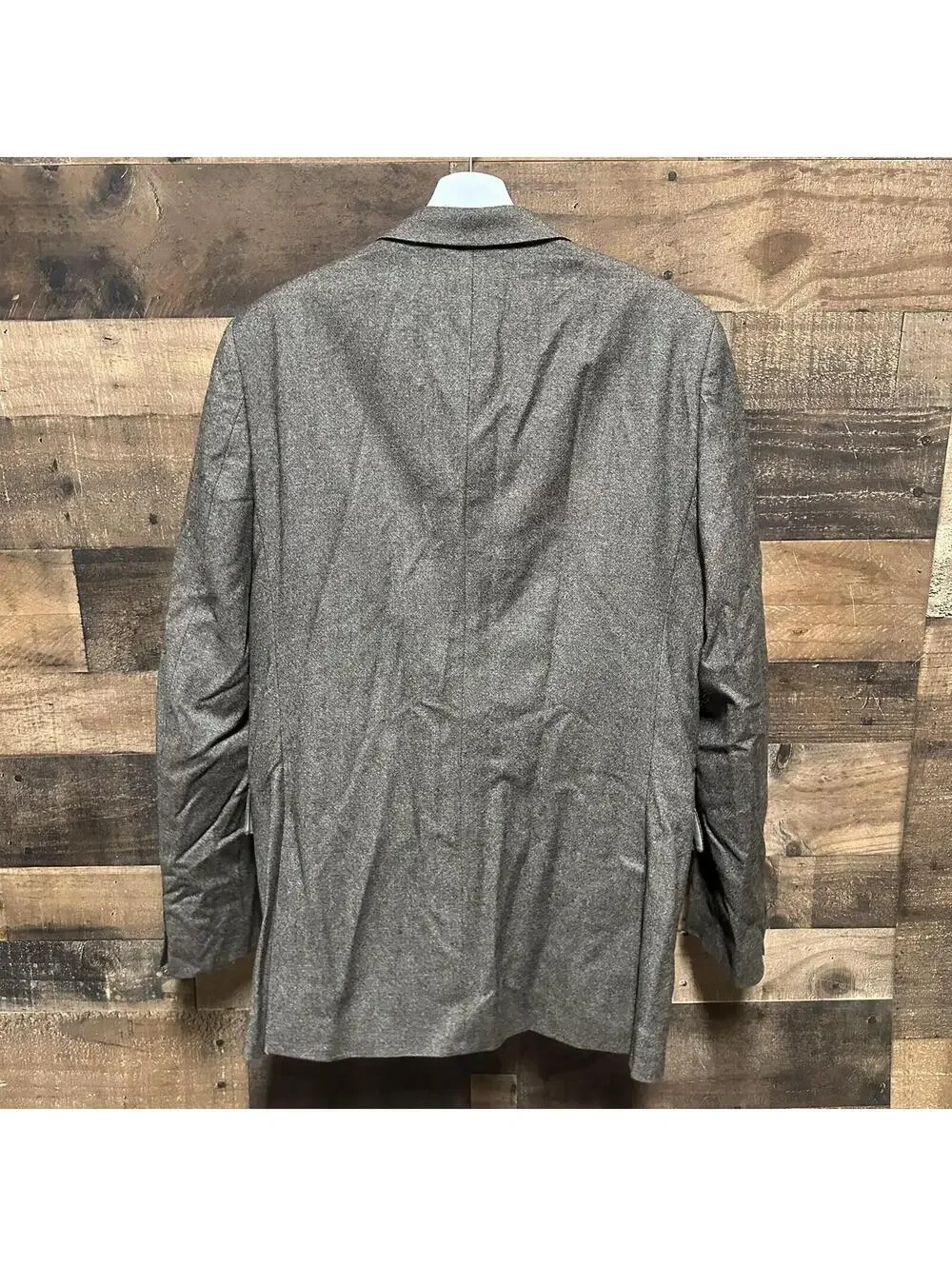 John Varvatos Luxe Blazer Men's 40L Brown Wool 2 Button Jacket Sport Coat